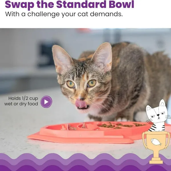 Petstages Fishie Mat Slow Feeder for Cats