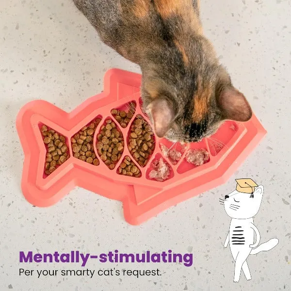 Petstages Fishie Mat Slow Feeder for Cats