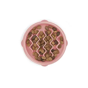 Pink Mini Wave Fun Feeder Slo Bowl