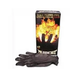 Powder-Free Black Nitrile Gloves