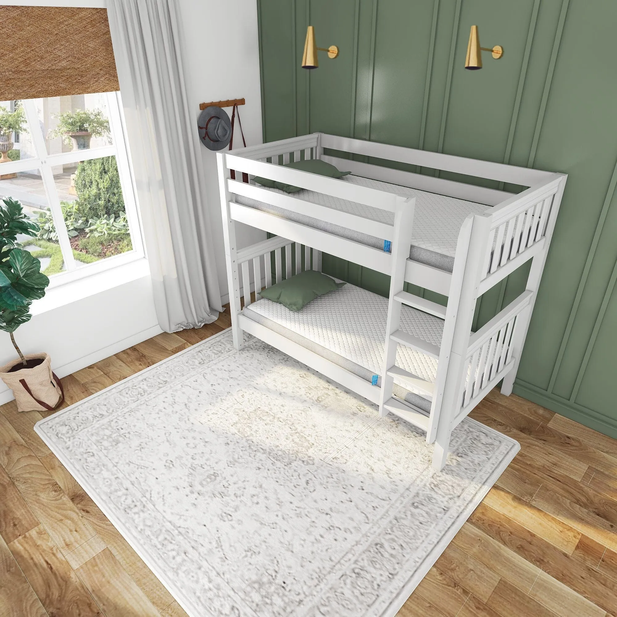 Premium 2 Pack Twin Memory Foam Mattress