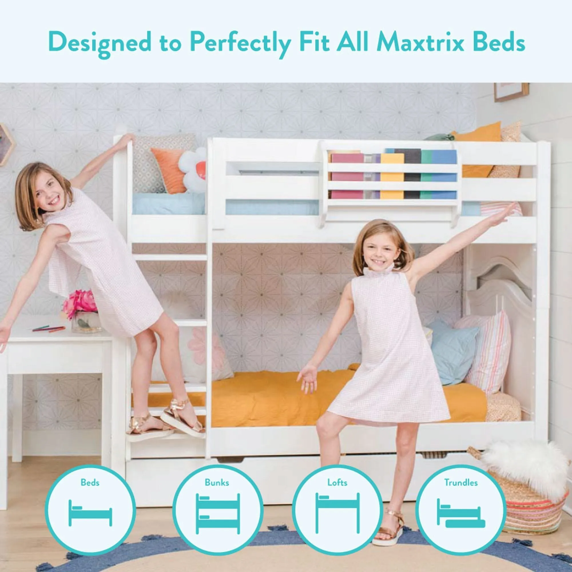 Premium 2 Pack Twin Memory Foam Mattress