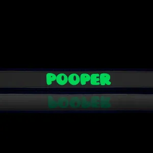 "Pooper" Night Glow Printed Reflective Nylon Neck Belt Collar for Dogs