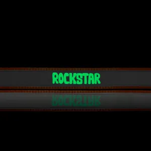 "Rockstar" Night Glow Printed Reflective Nylon Neck Belt Collar for Dogs