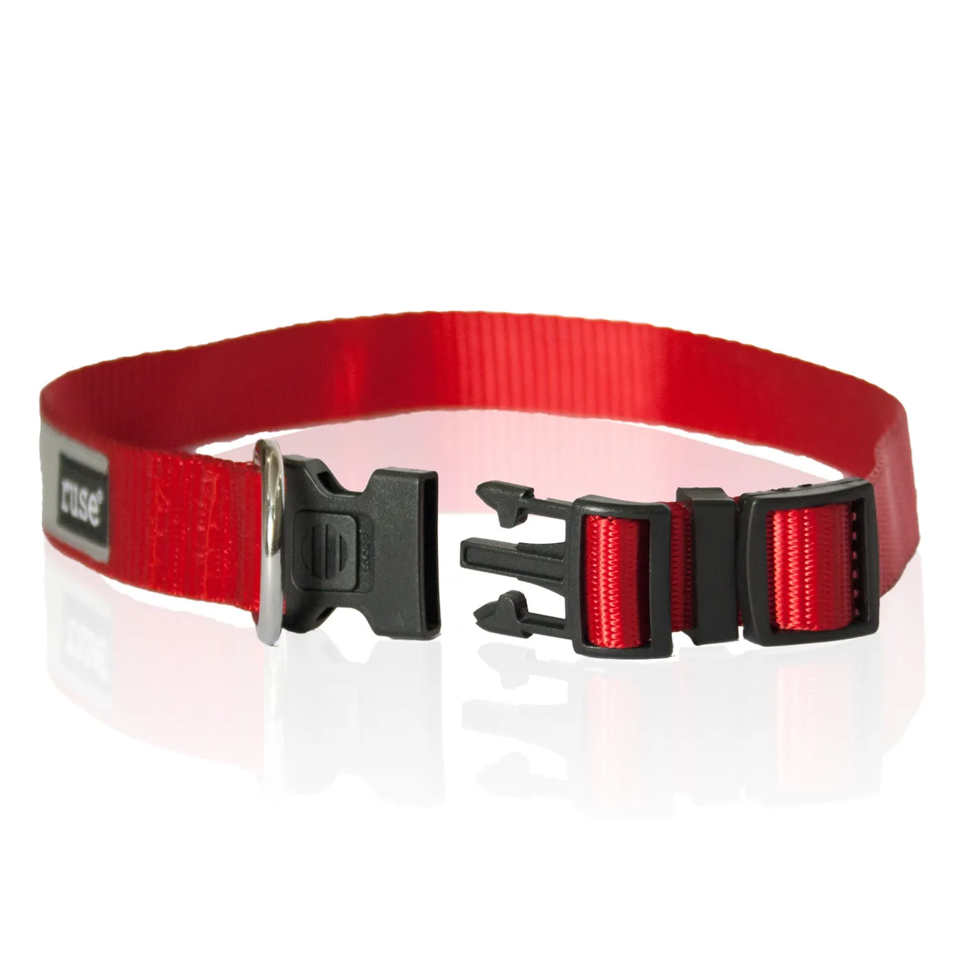 "Wanderer" Night Glow Printed Reflective Nylon Neck Belt Collar for Dogs