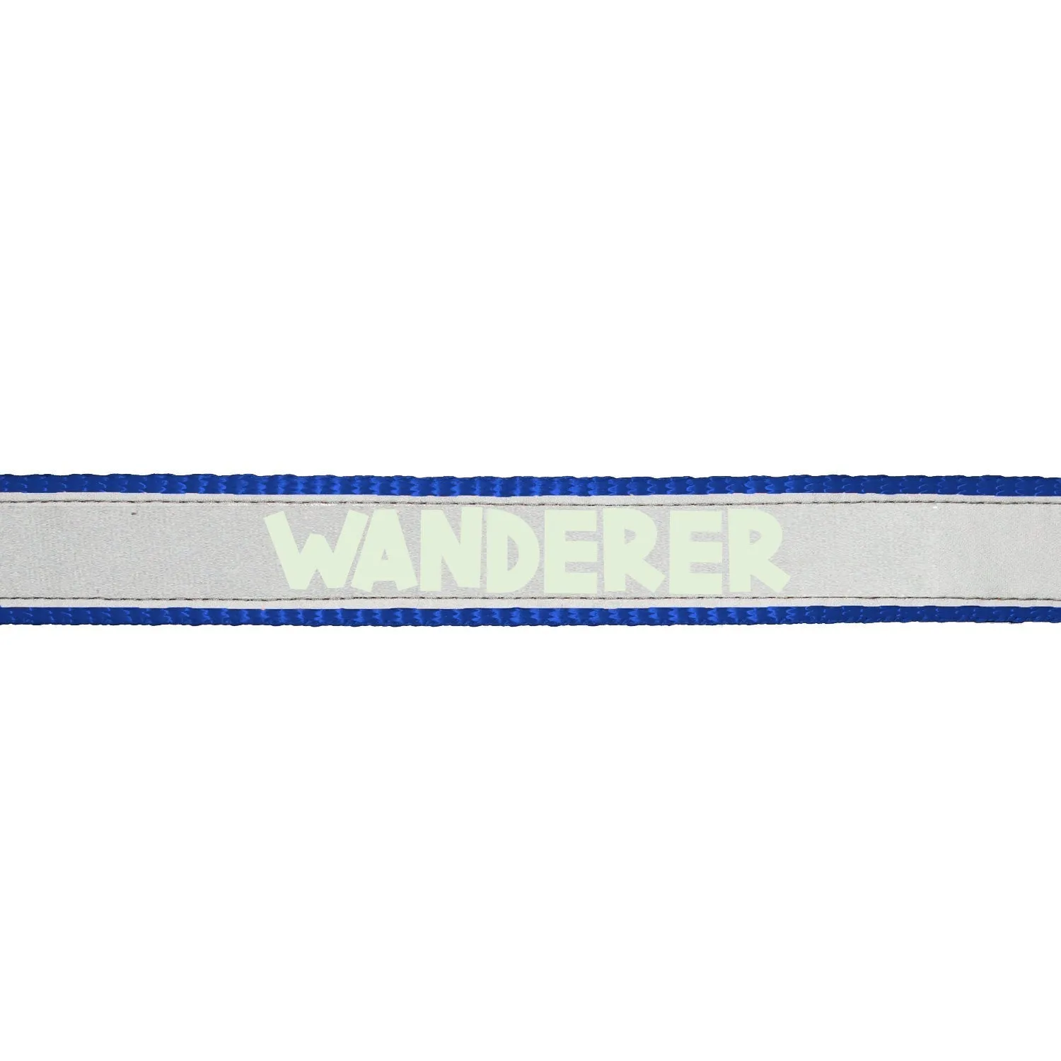 "Wanderer" Night Glow Printed Reflective Nylon Neck Belt Collar for Dogs
