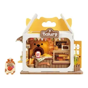 Robotime DIY Mini House Teddy's Breadbox