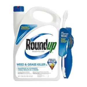 Roundup® Weed & Grass Killer III,  Ready-to-Use, Comfort Wand (1.1 Gallon)
