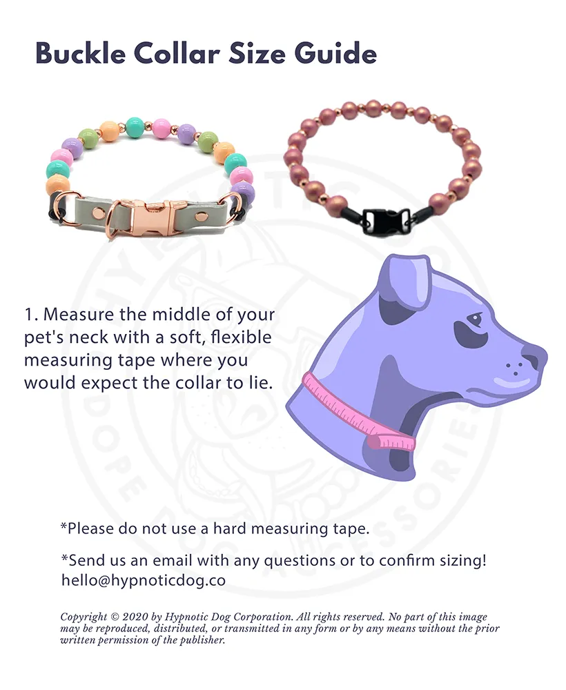 Ruby Smoke Acrylic Bead Collar