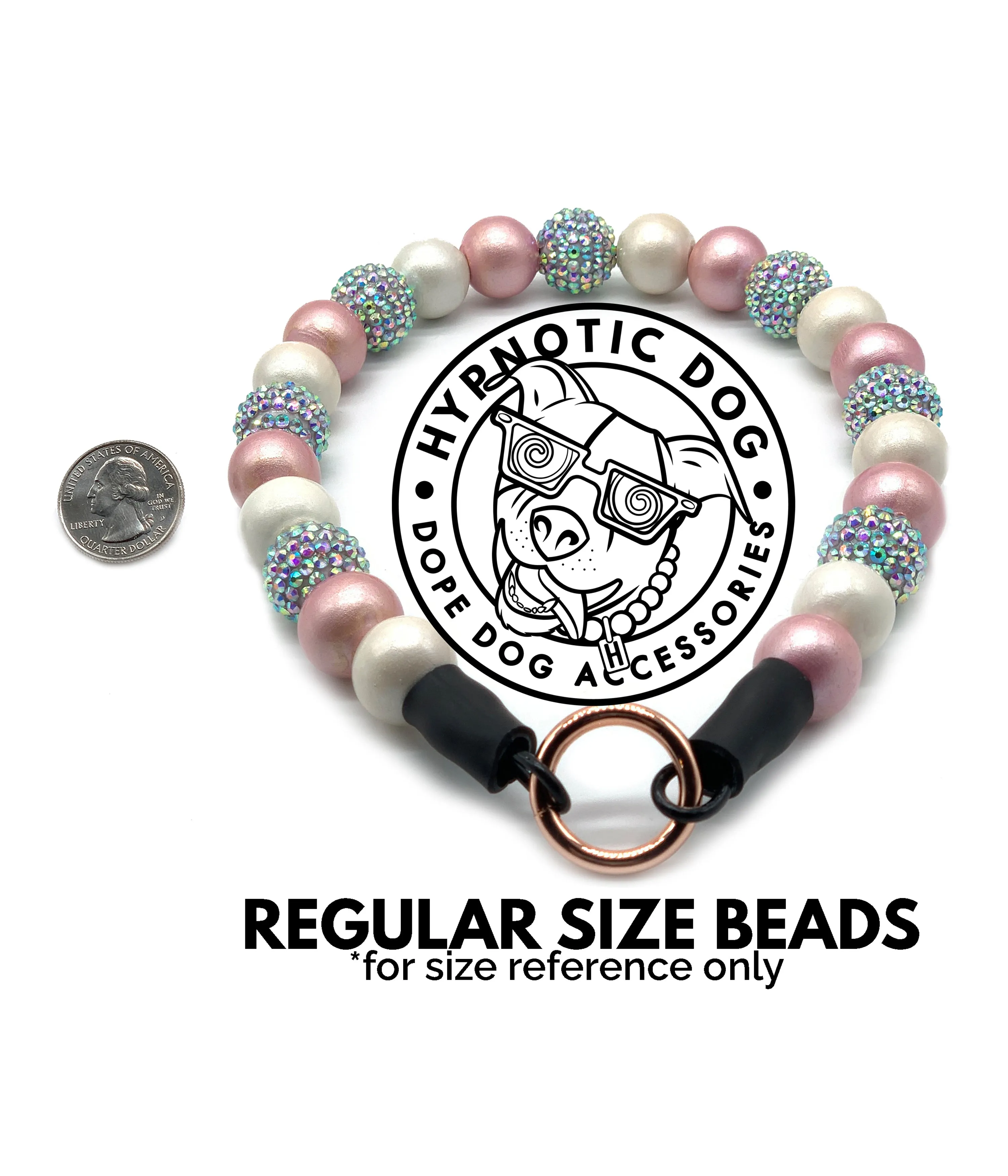 Ruby Smoke Acrylic Bead Collar
