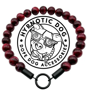Ruby Smoke Acrylic Bead Collar