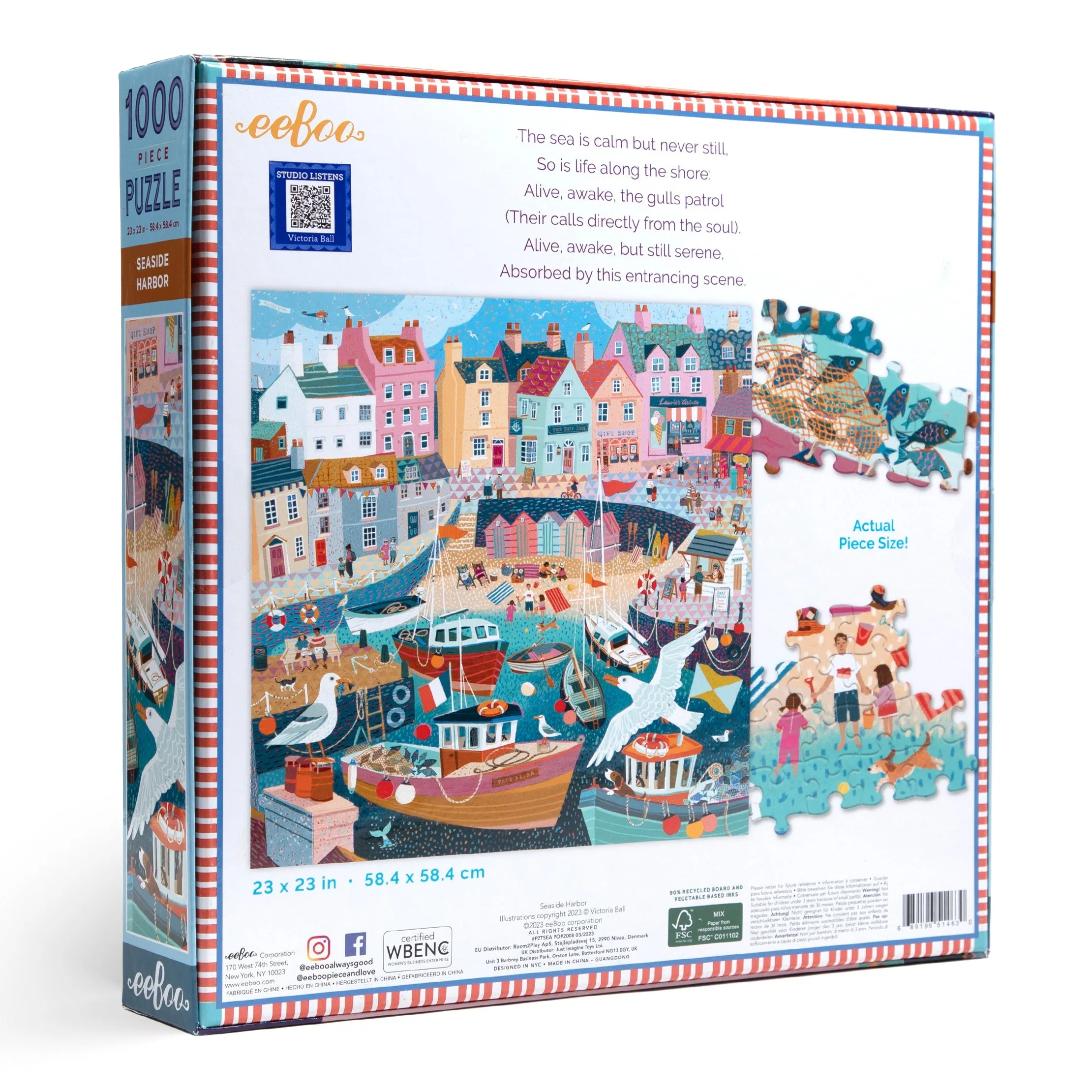 Seaside Harbor Puzzle 1000 pieces
