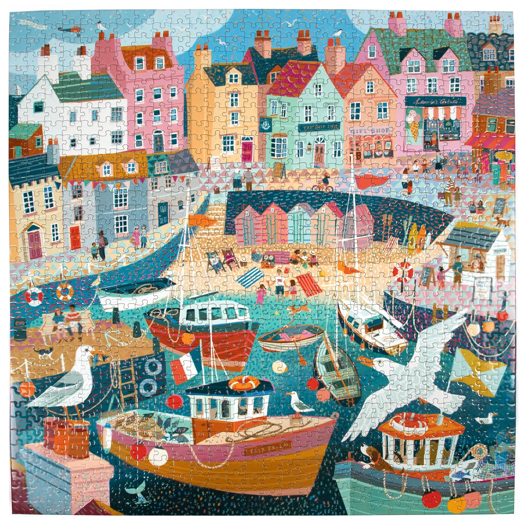 Seaside Harbor Puzzle 1000 pieces