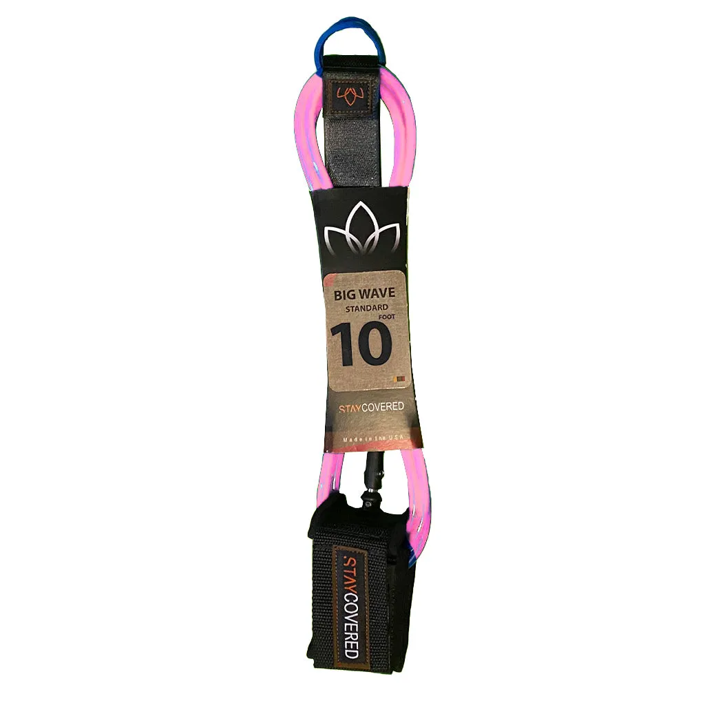 Stay Covered Big Wave Standard Surf Leash - 10'x5/16