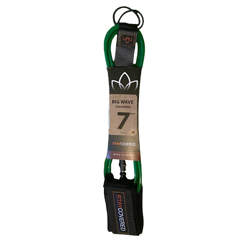 Stay Covered Big Wave Standard Surf Leash - 7'x5/16