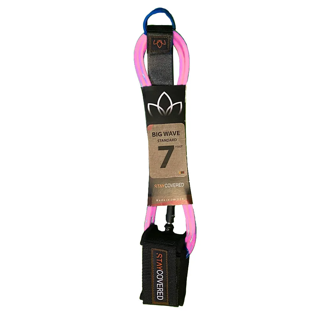 Stay Covered Big Wave Standard Surf Leash - 7'x5/16