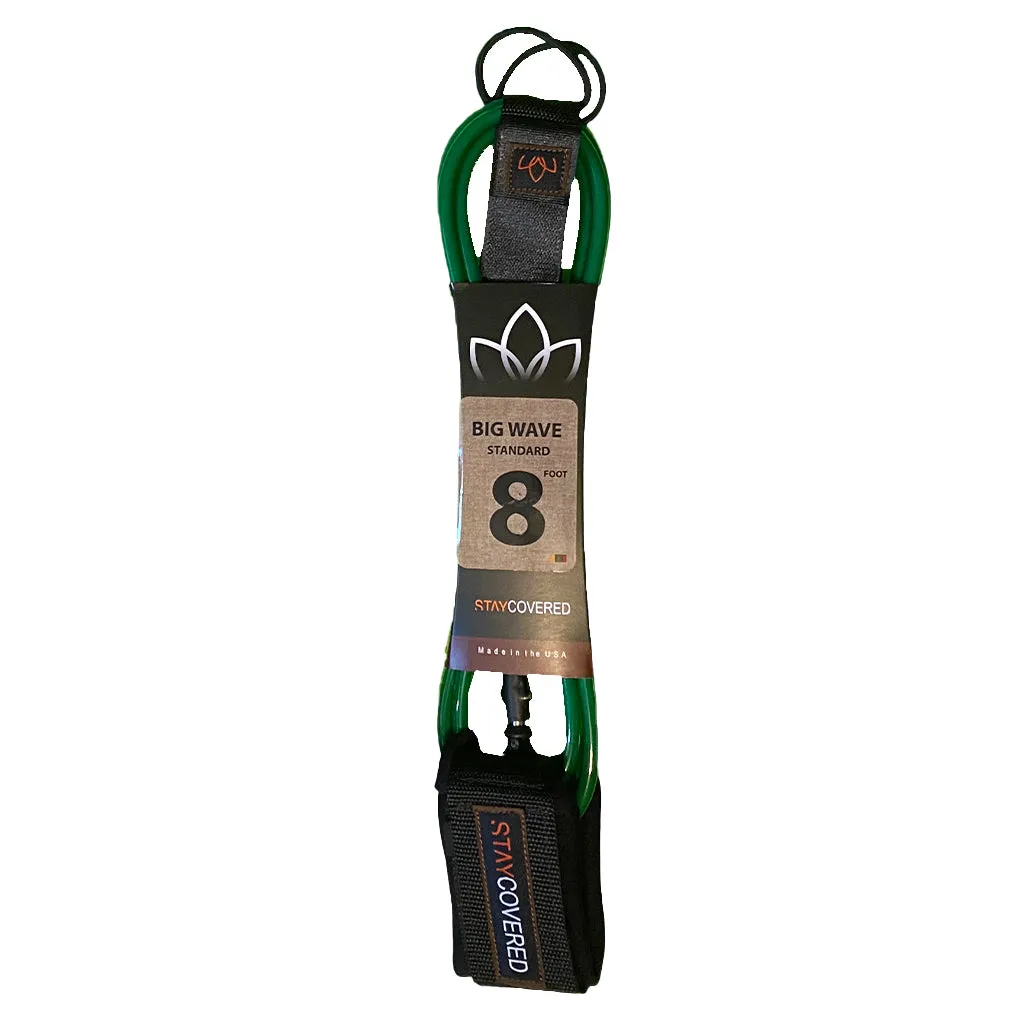 Stay Covered Big Wave Standard Surf Leash - 8' x 5/16