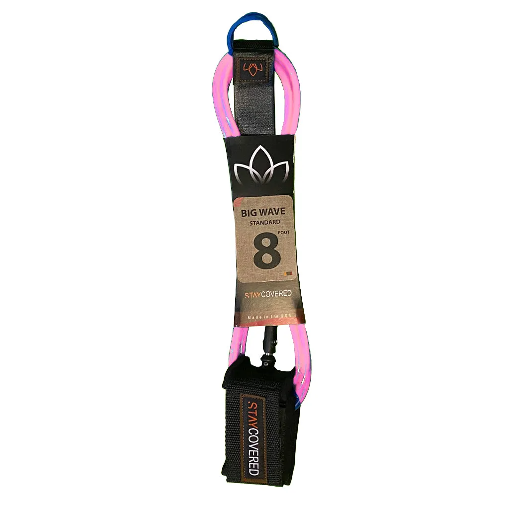 Stay Covered Big Wave Standard Surf Leash - 8' x 5/16