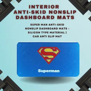 Super Man Anti-Skid Nonslip Dashboard Mats - Silicon Type Material | Car Anti Slip Mat