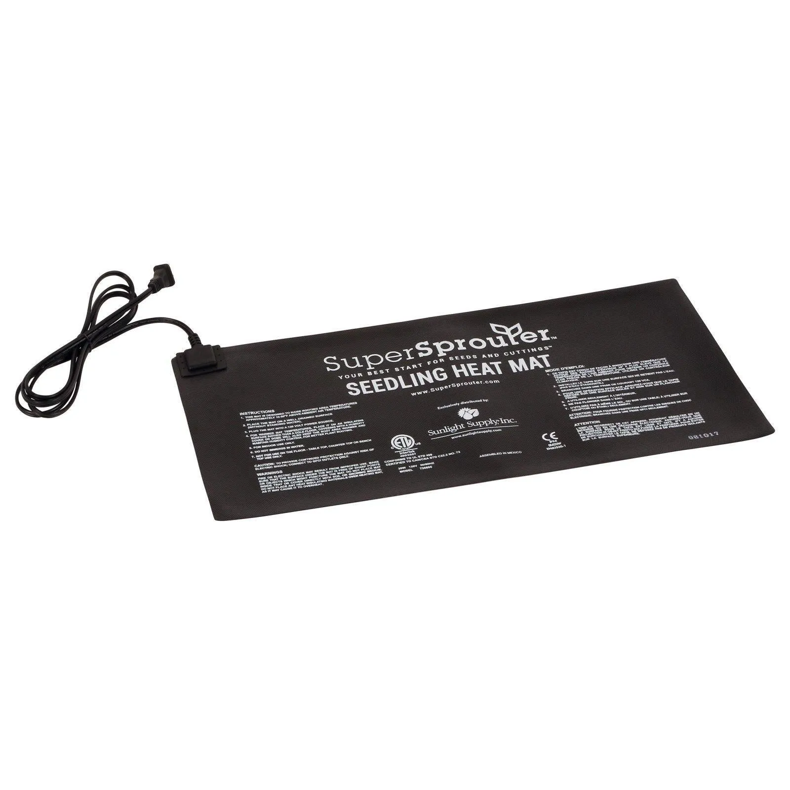 Super Sprouter Seedling Heat Mat 10 in x 21 in