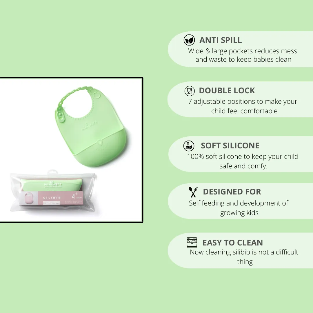 Suppertime Combo, Roll & Lock Silibib  Healthy Meal  Training Spoon)Key Lime
