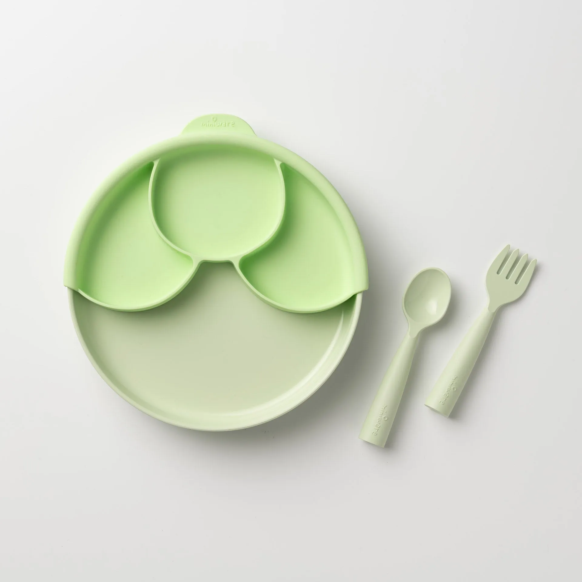 Suppertime Combo, Roll & Lock Silibib  Healthy Meal  Training Spoon)Key Lime