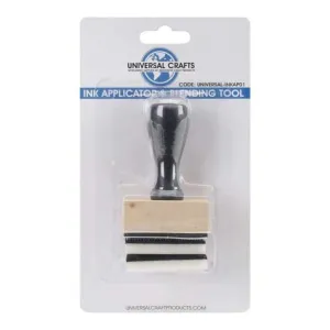 Universal Crafts Ink Applicator & Blending Tool-with 2 Foam Pads
