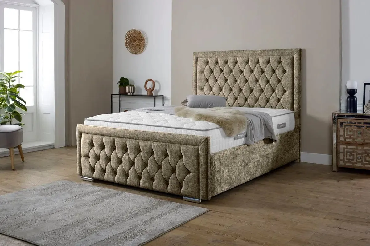 Valencia Upholstered Ottoman Bed