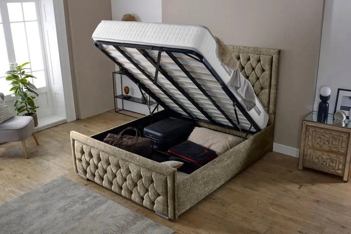 Valencia Upholstered Ottoman Bed