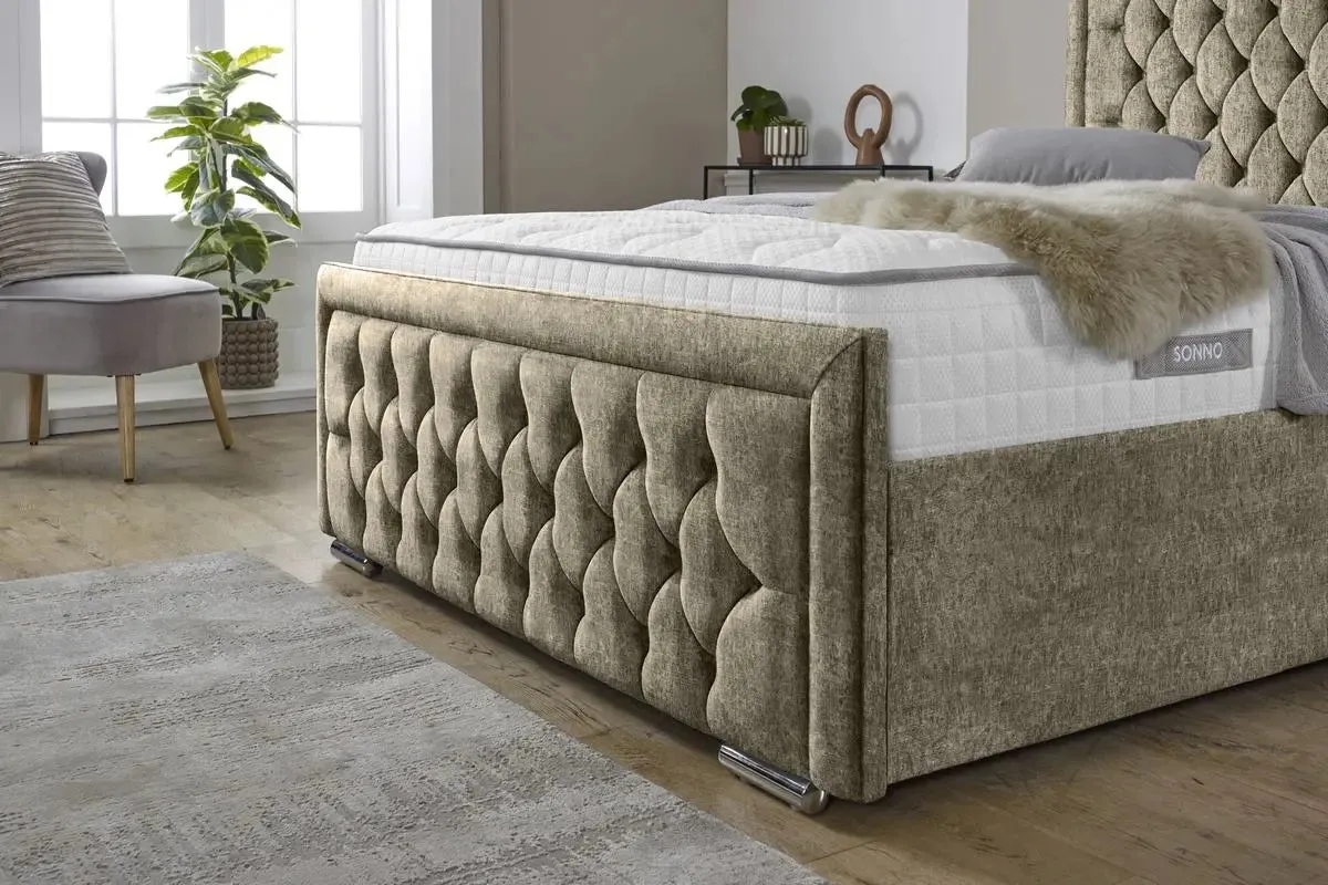 Valencia Upholstered Ottoman Bed