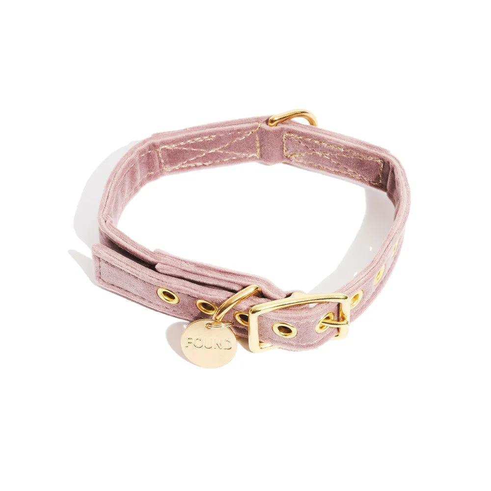 Velvet Collar in Rose (FINAL SALE)